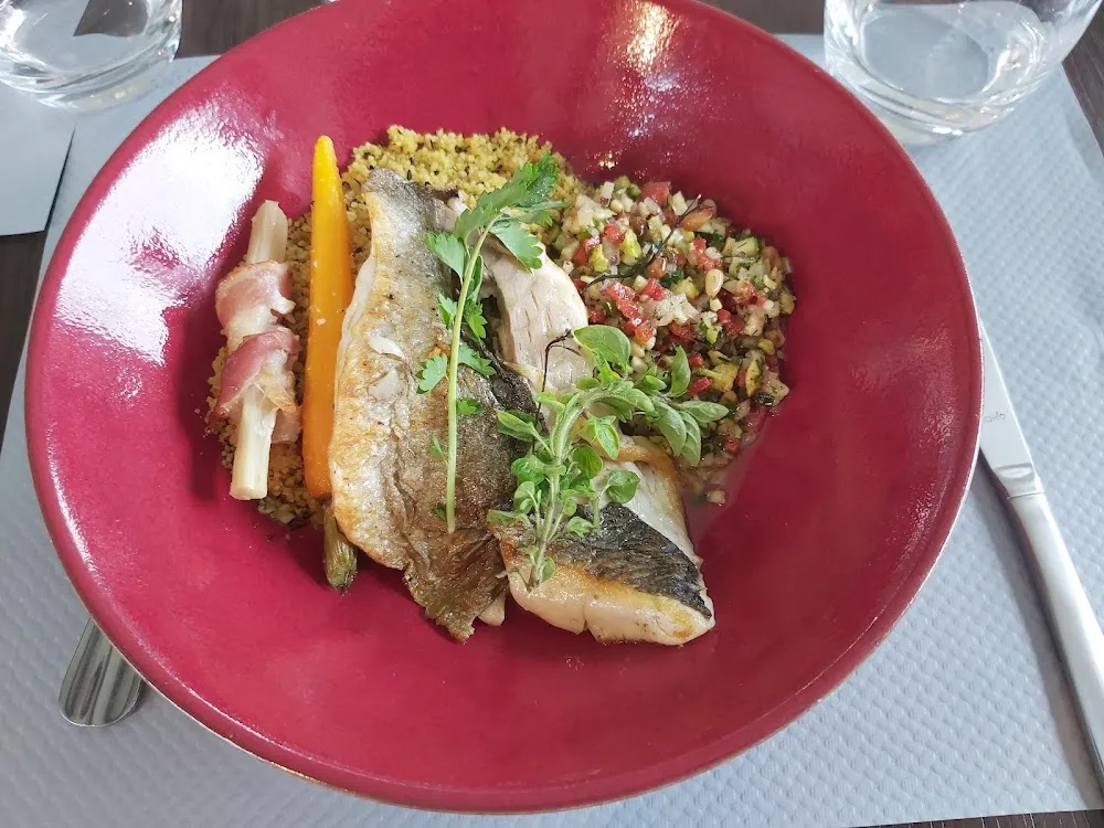 Filet de Dorade Semoule Et Epices